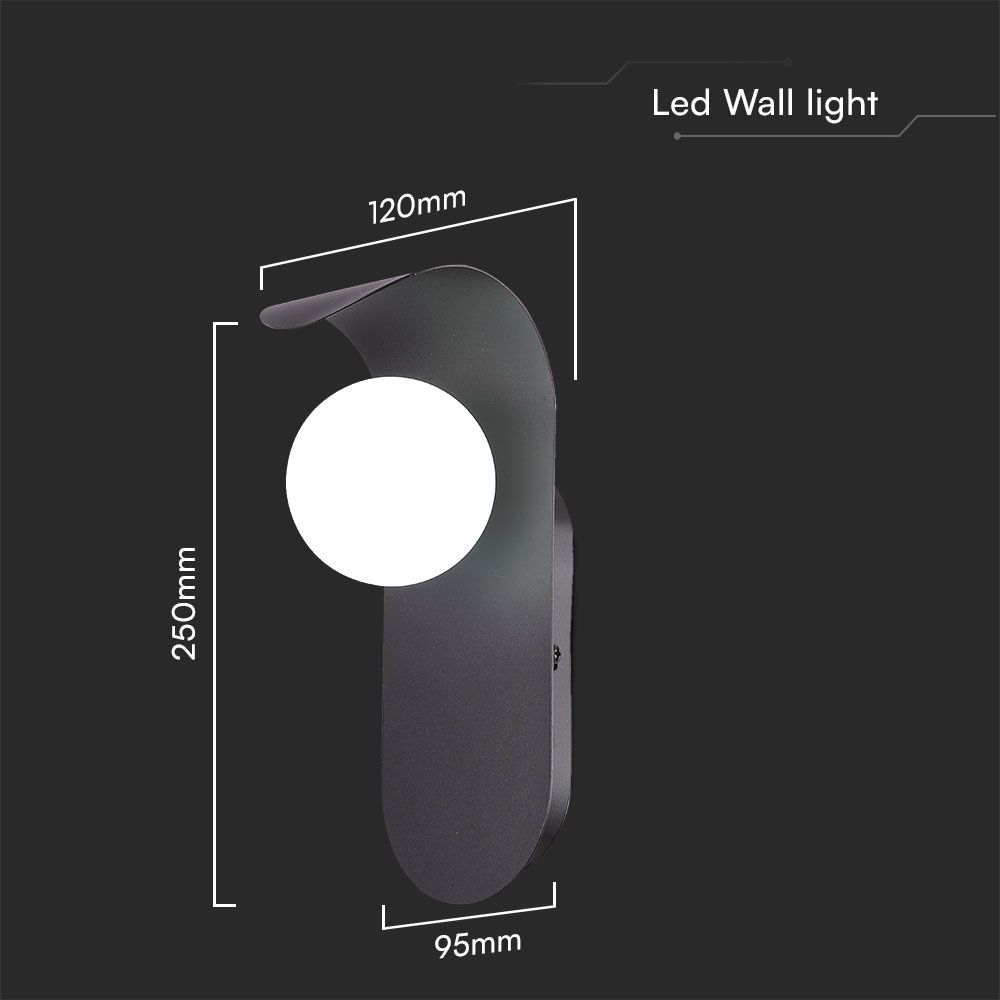 Designer Wall Fitting Gypsum G9 Black Body