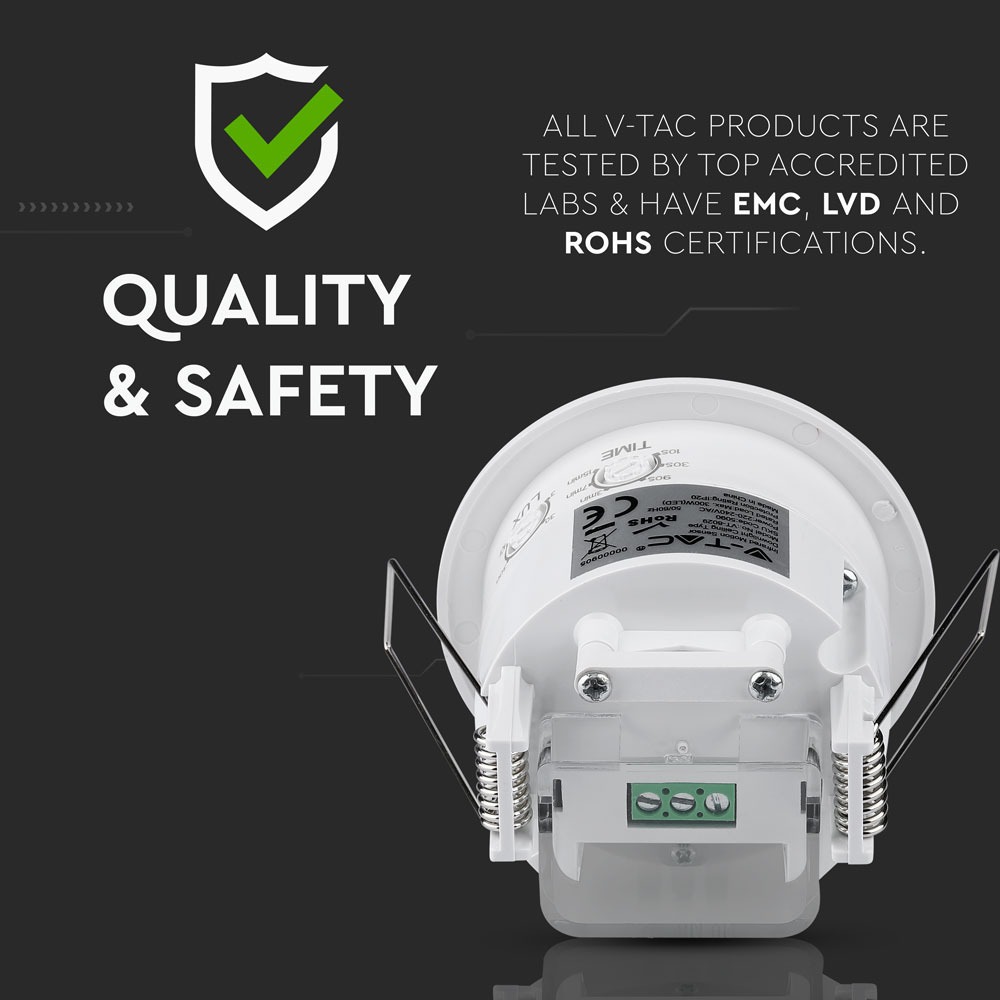 Sensore PIR da soffitto di colore Bianco img 3