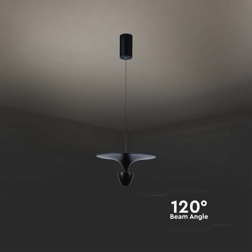 9W LED Designer Hanging Lamp (30*320*100CM) Black 3000K img 2