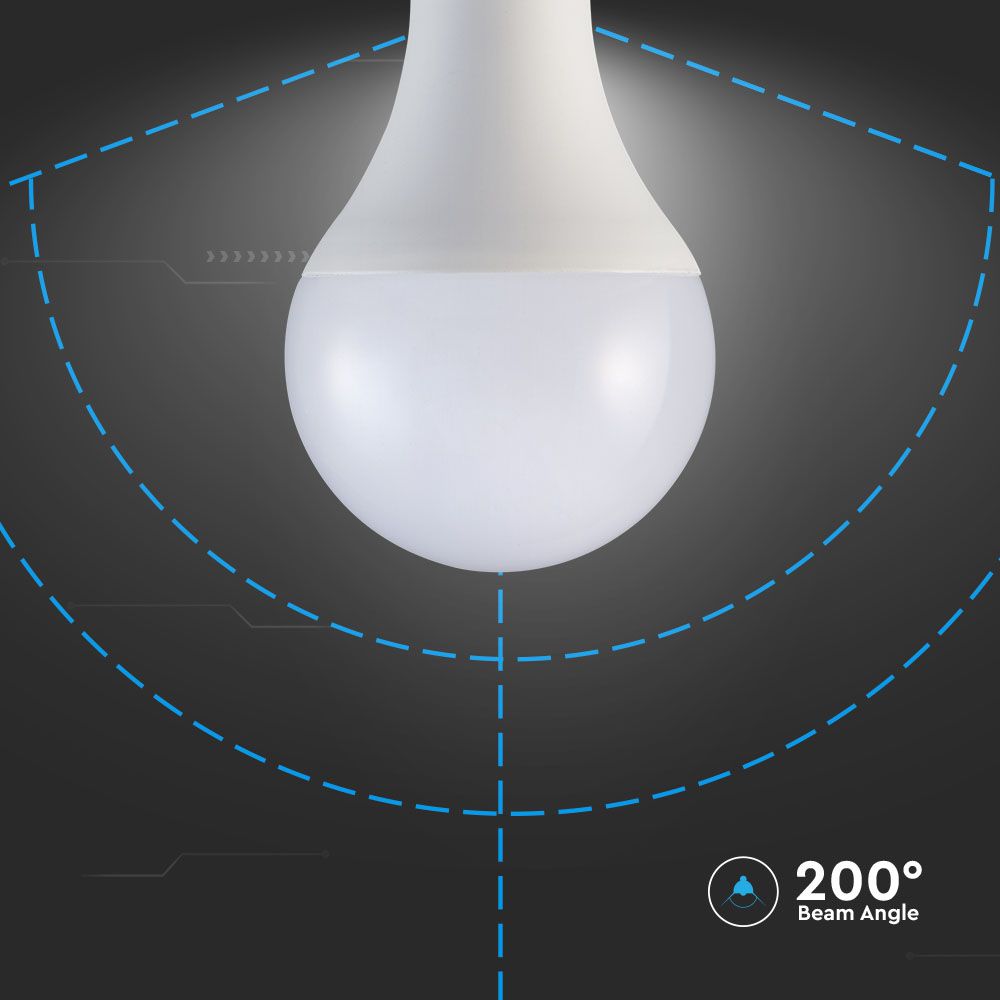 LED Bulb - SAMSUNG CHIP 20W E27 A80 Plastic 6400K img 2