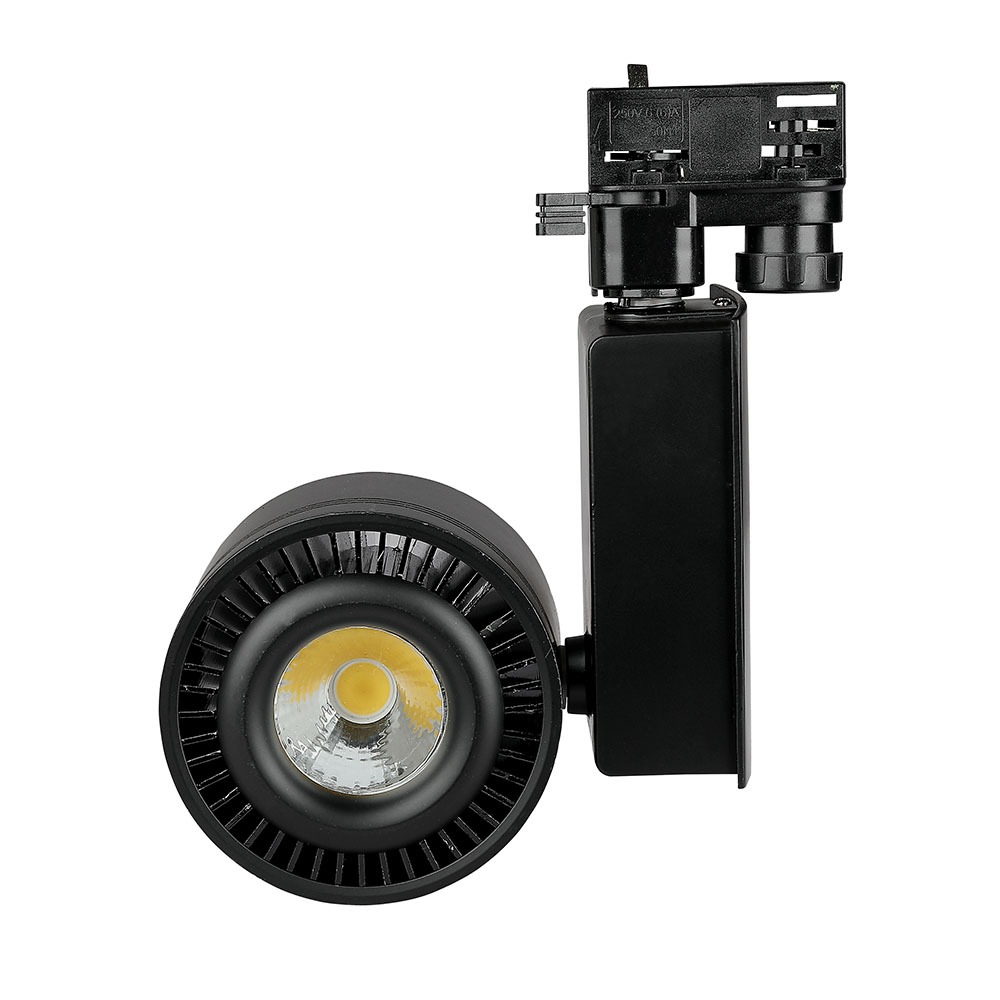 45W Proiettore a pista LED COB Bordo Nero Bianco Freddo img 2