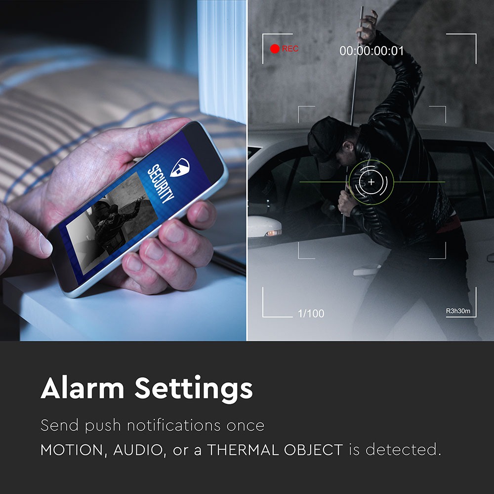 18W Proiettore LED con sensore WiFi obiettivo Bianco img 3