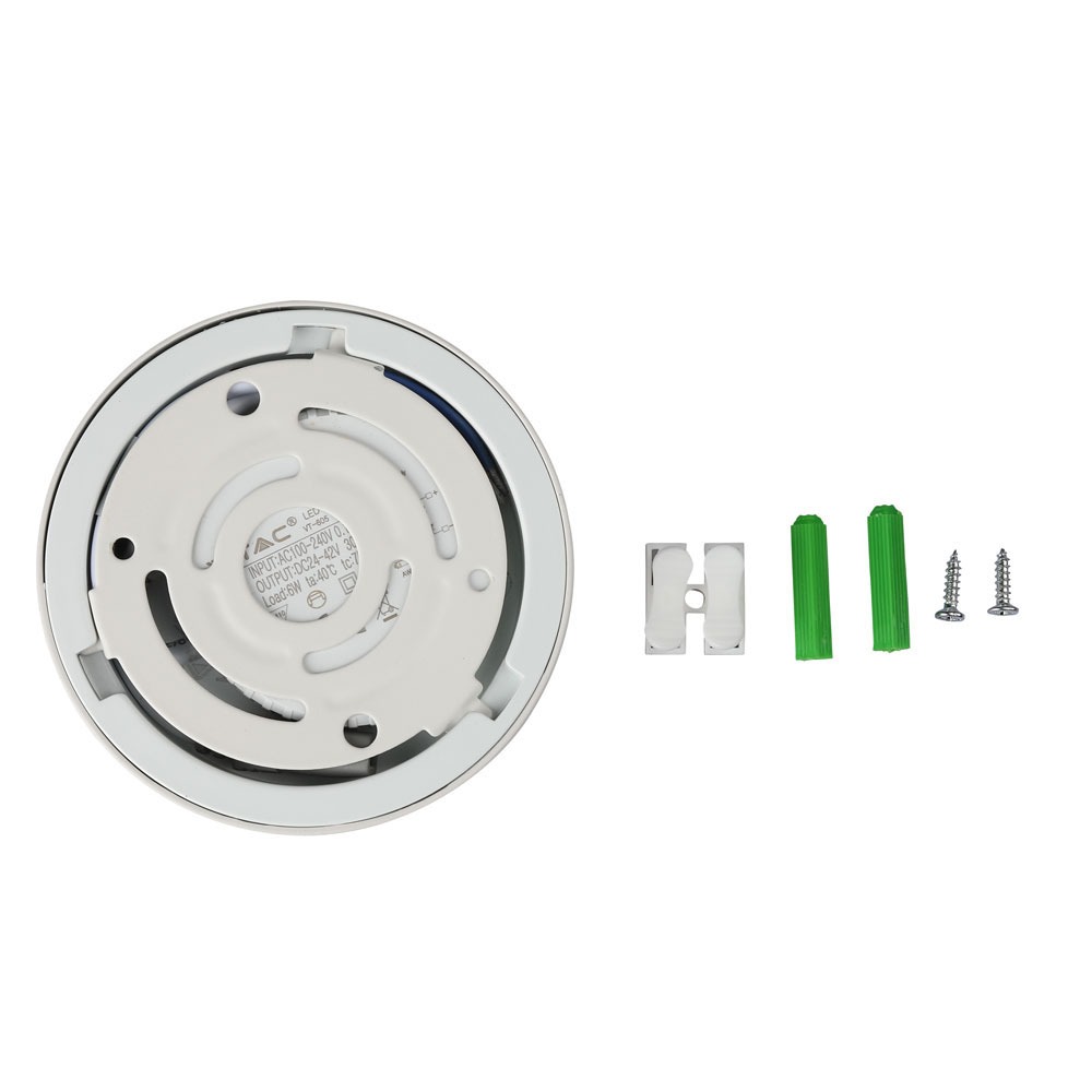 6W Pannello LED montato superficie Premium Rotondo Bianco Caldo img 3