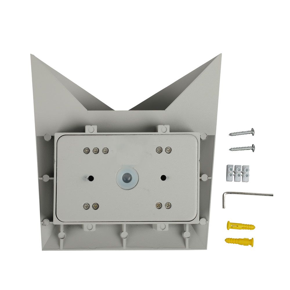 5W LED Wall Light Grey Body IP65 4000K img 3