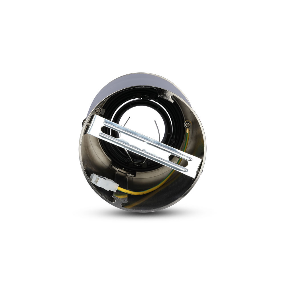 GU10 Adattatore per Faretti Rotondo Nichel satinato img 2