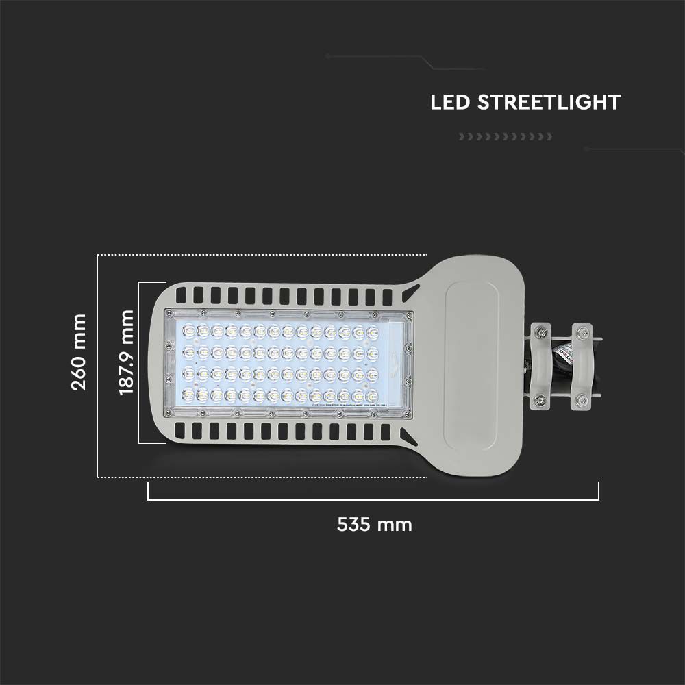  Street Light SAMSUNG CHIP 5 Years Warranty - 100W SLIM 6400K 135LMW