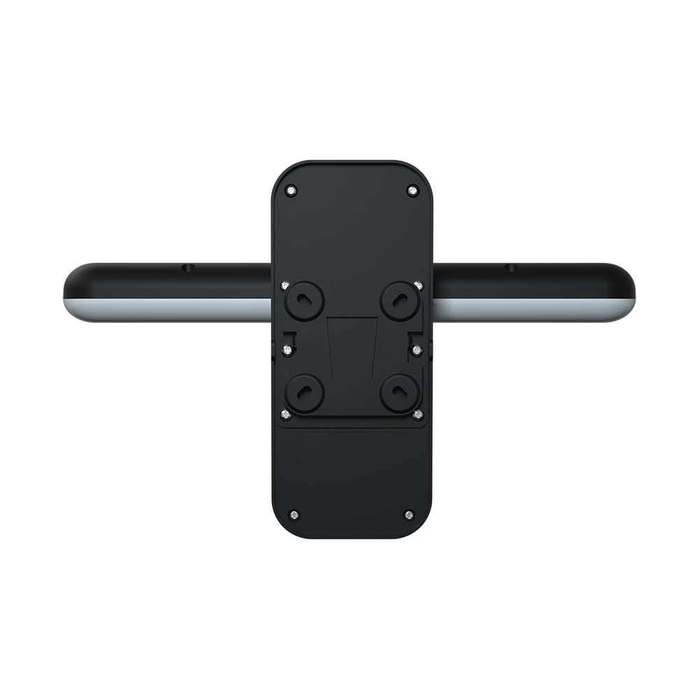 Lampada LED Solare 15W da Muro Rettangolare con Batteria LiFePO4 3.2V Colore Nero CCT: 6000K+4000K IP65 img 5