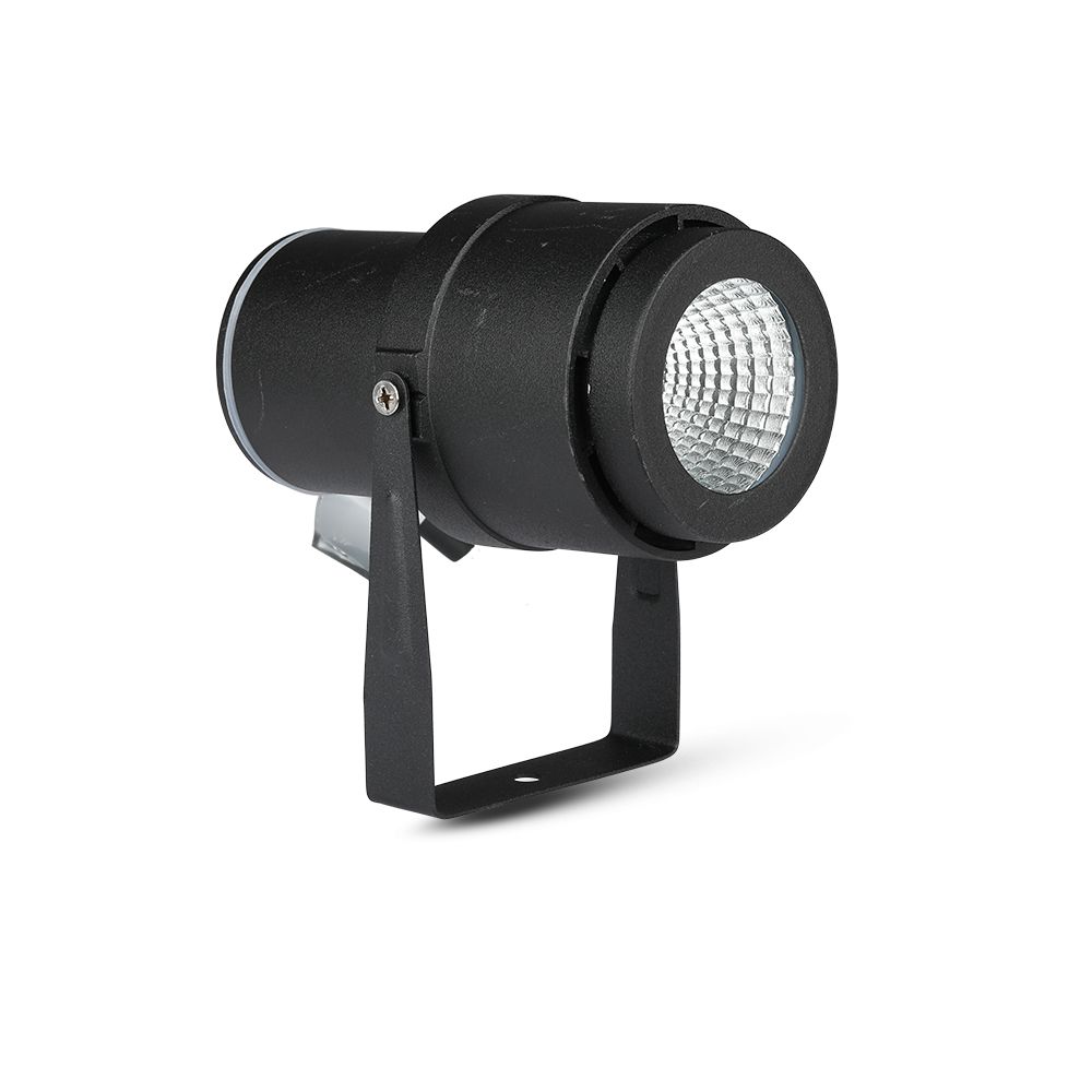 12W LED Garden Spike Lamp Black Body 4000K img 1