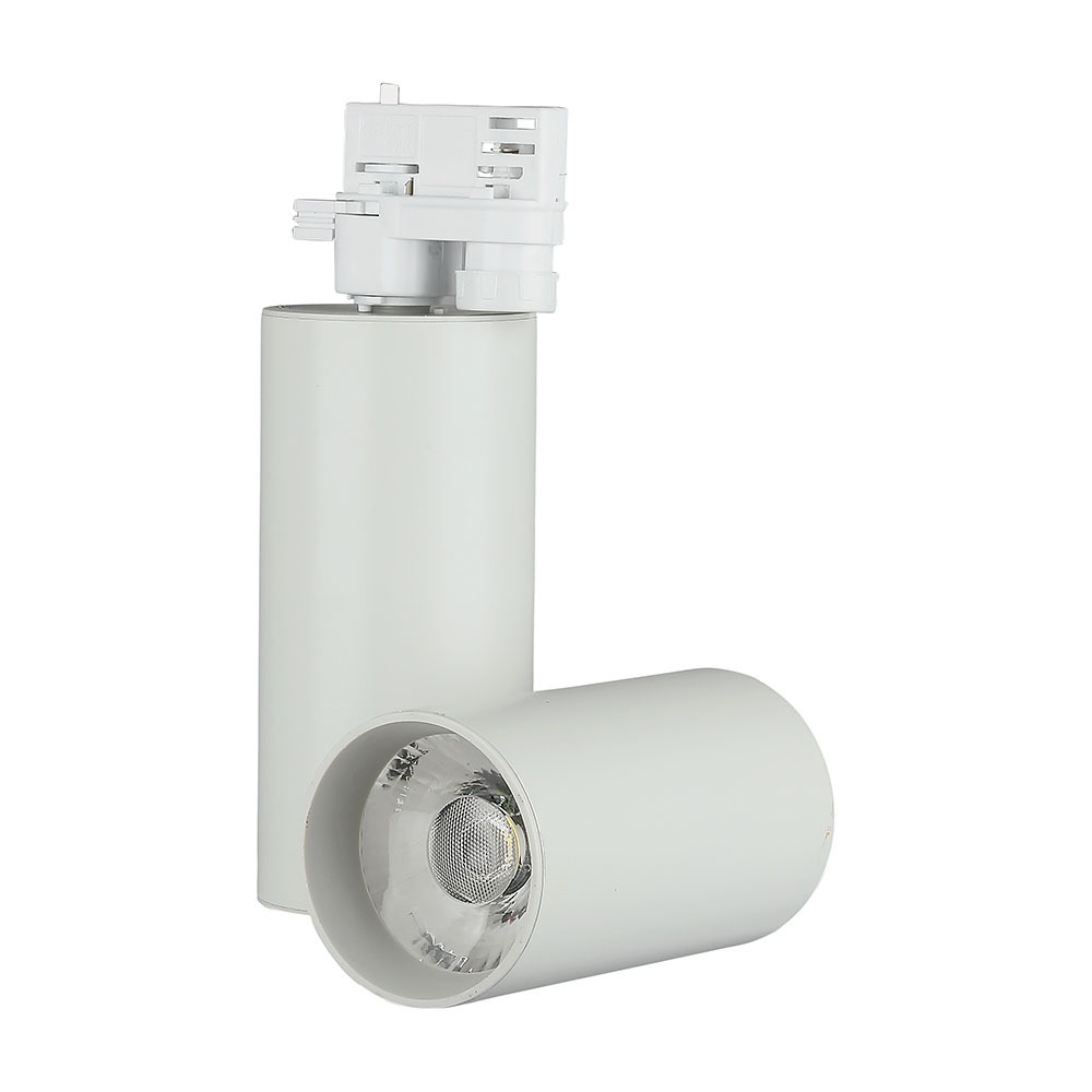 30W Proiettore a pista LED Corpo Bianco Bianco img 2