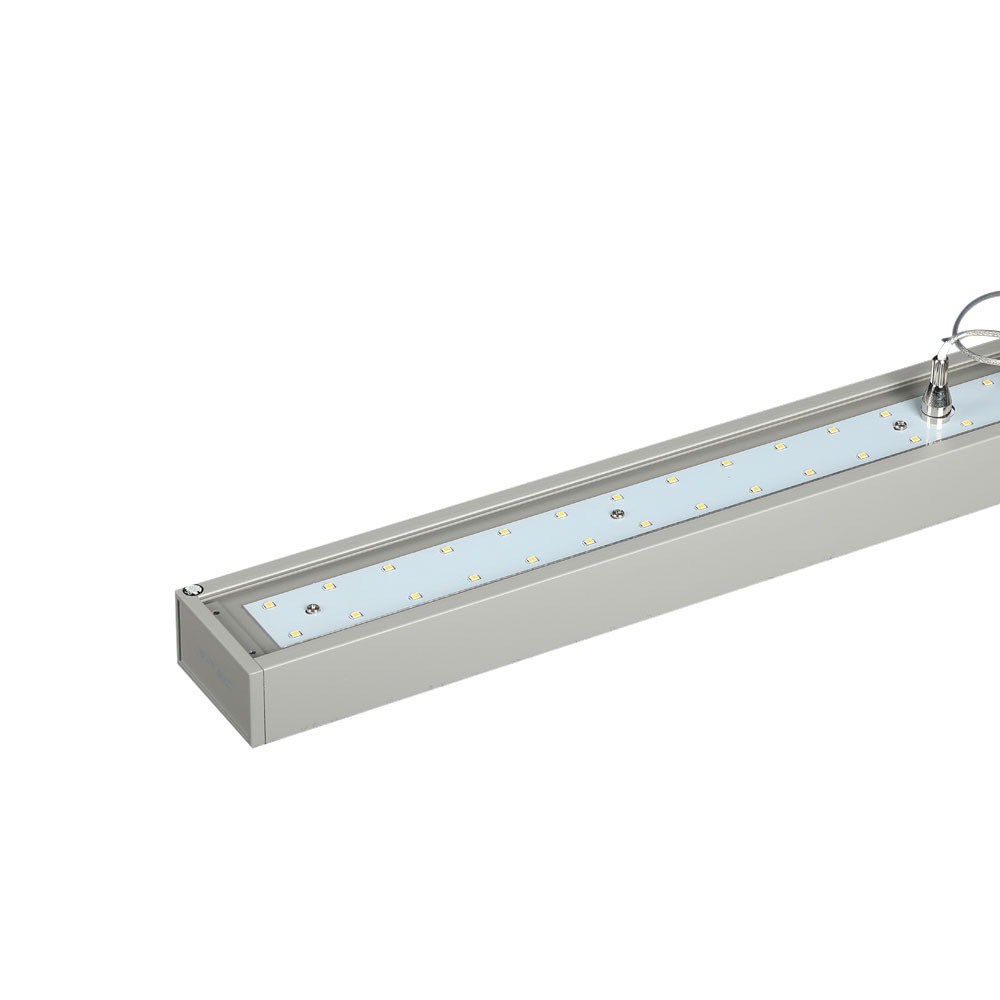 Luce lineare LED SAMSUNG Chip 60W Sospensione Non-Collegabile Corpo d'argento 4000K img 1