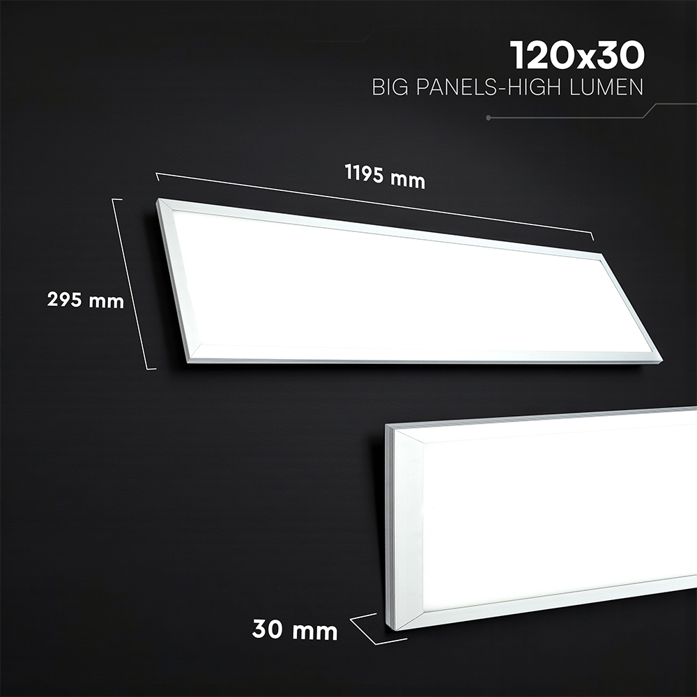 LED Panel 40W CREE CHIP 1200x300 mm 2in1 4000K 6PCS/SET