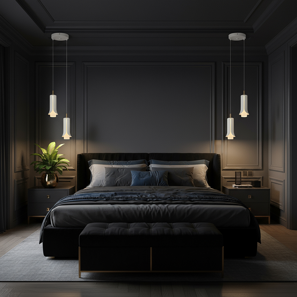 2X5W LED Decorative Hanging Lamp (D150*H30mm) 3000K Sandy White img 1