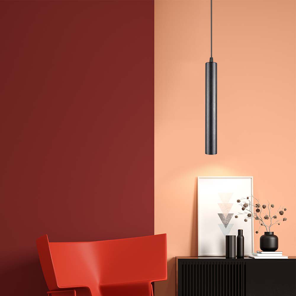 14W LED Magnetic Track Light Pendant 4000K Black Body img 1