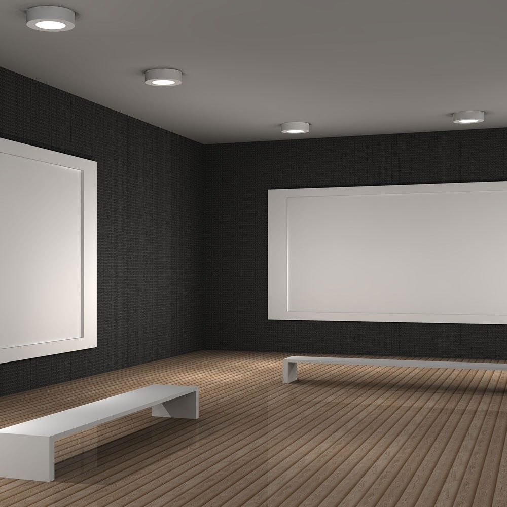 6W Pannello LED montato superficie Premium Rotondo Bianco naturale