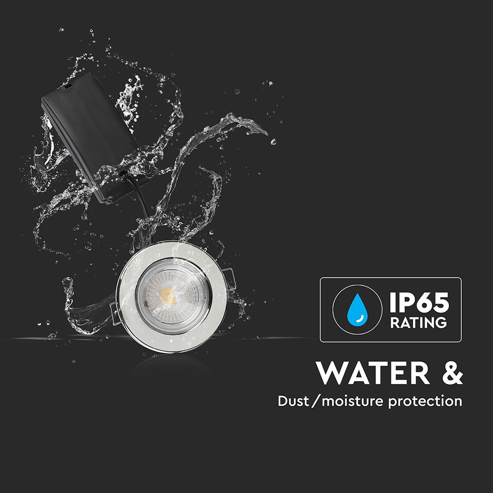 LED Resistente Al Fuoco Chip SAMSUNG Cromato Dimmerabile 3000K img 3