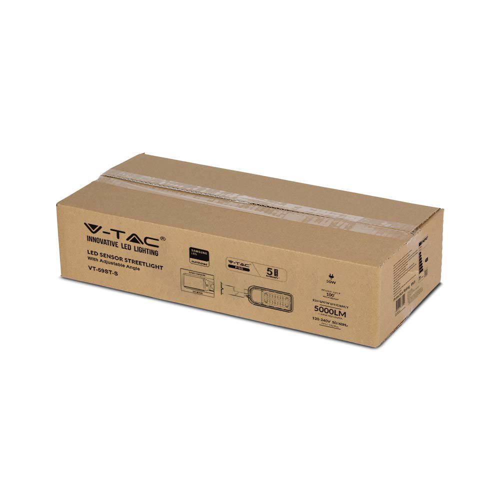 LED Street SAMSUNG CHIP Sensor 50W 6400K 120 LM/W