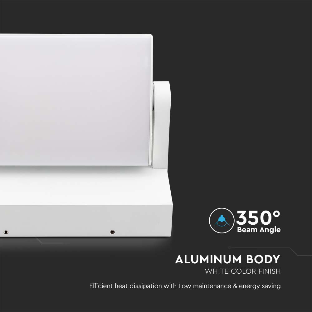 20W LED Wall White Body 4000K IP65 img 1
