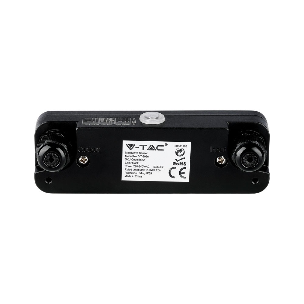 Sensore di movimento Microwave Nero img 1
