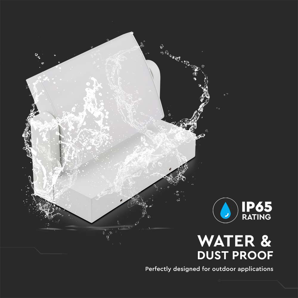 20W LED Wall White Body 4000K IP65 img 2