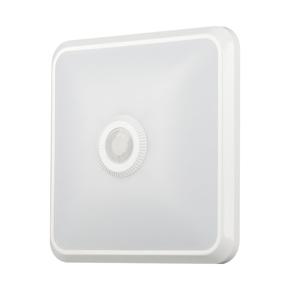 12W LED PIR Sensor Lamp SAMSUNG CHIP 3IN1 Square White Body
