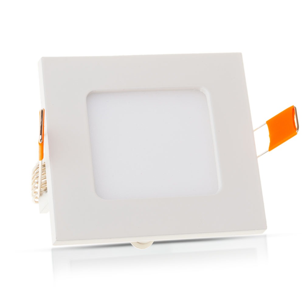 6W Pannello LED Premium Quadrato Bianco caldo