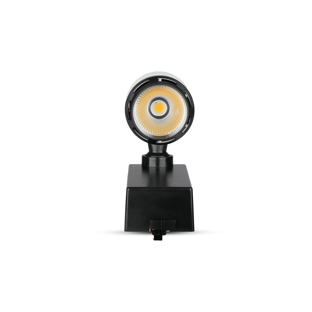 10W Proiettore a pista LED Corpo Nero/Bianco Bianco img 2