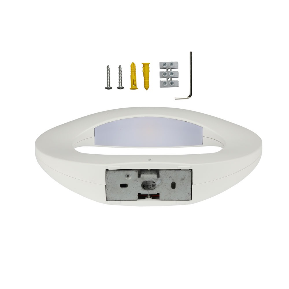 10W LED Wall Light Corpo Bianco 3000K img 3