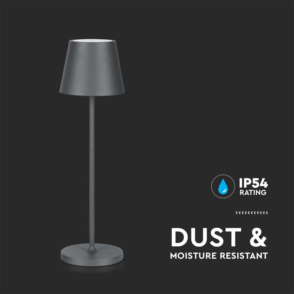 2W  Table Lamp (4400mA Battery) IP54 Green Body 3000K img 5