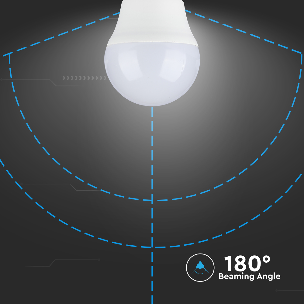 LED Bulb - 6.5W E27 G45 4000K img 2