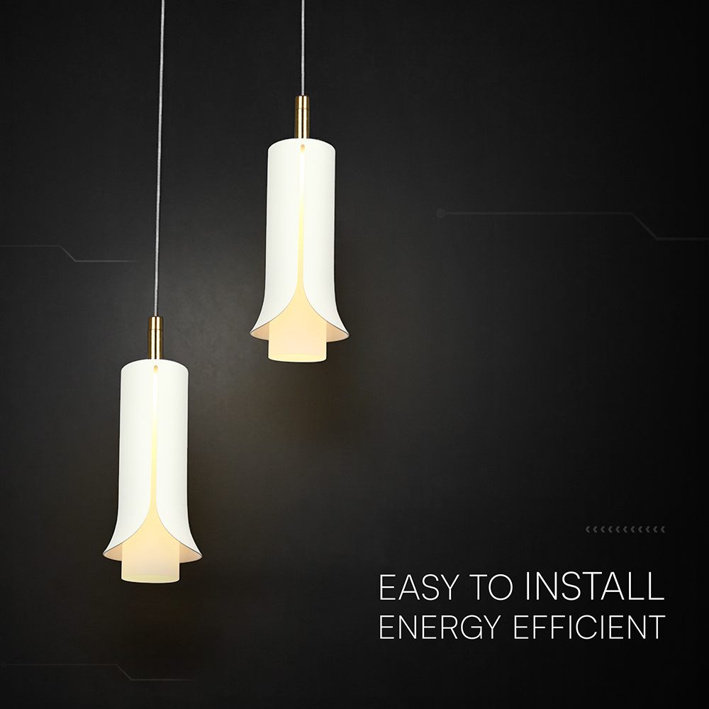 2X5W LED Decorative Hanging Lamp (D150*H30mm) 3000K Sandy White