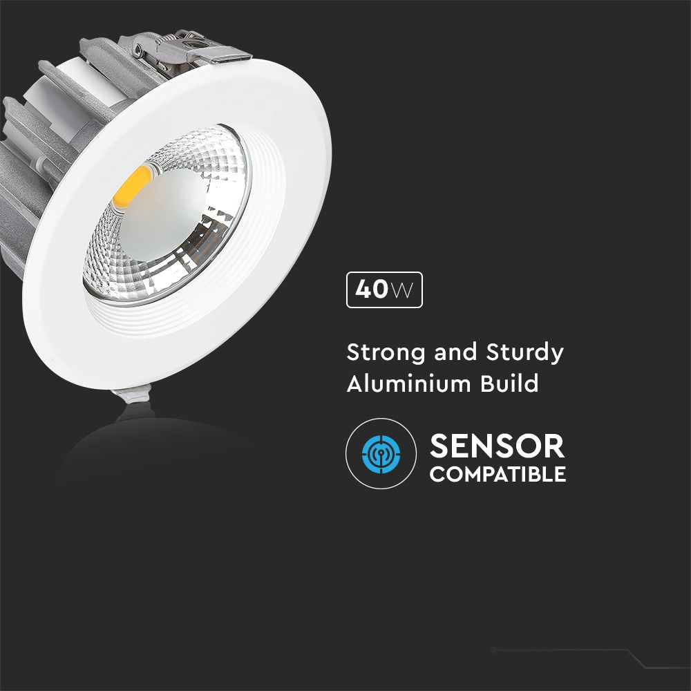 40W LED COB DownReflectorA++Round 6000K