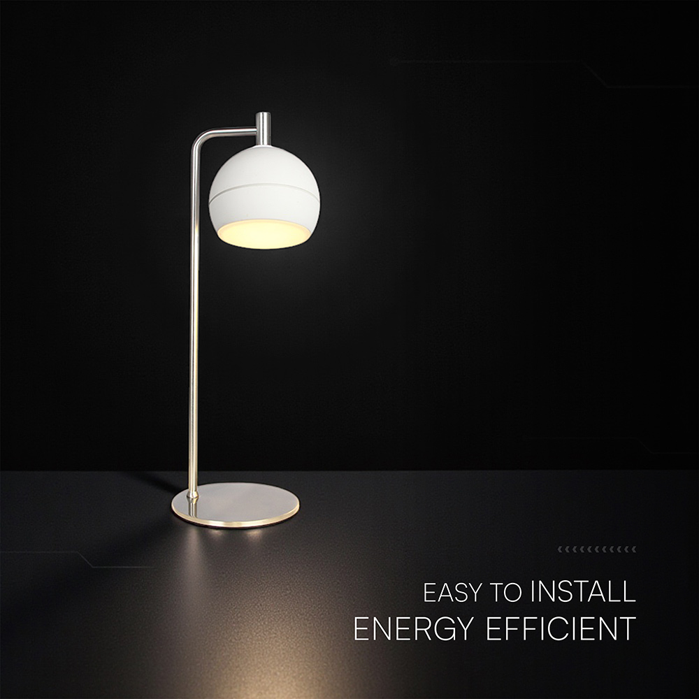 10W LED Decorative Lamp (D140*T5mm) 3000K Brushed Nickel+White