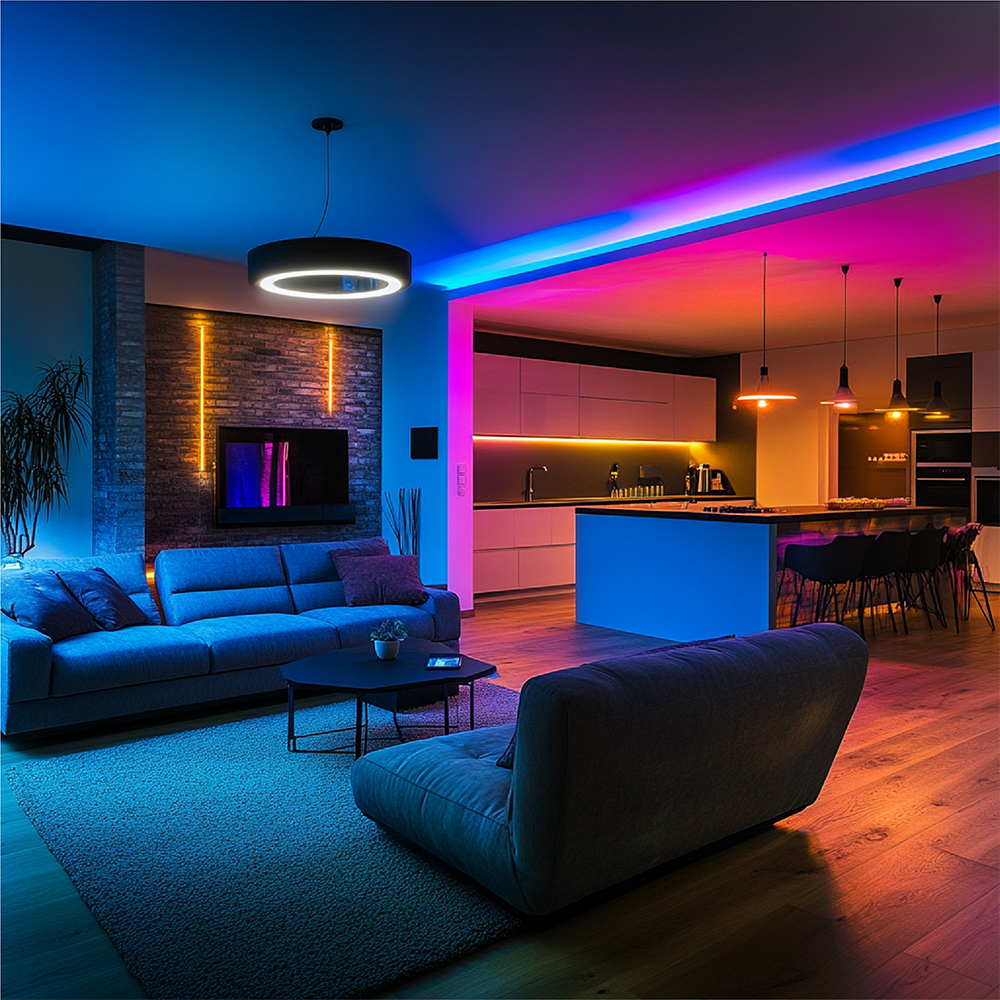 Neon Strip Light 5M/SET With Controller Magic RGB DC 5V