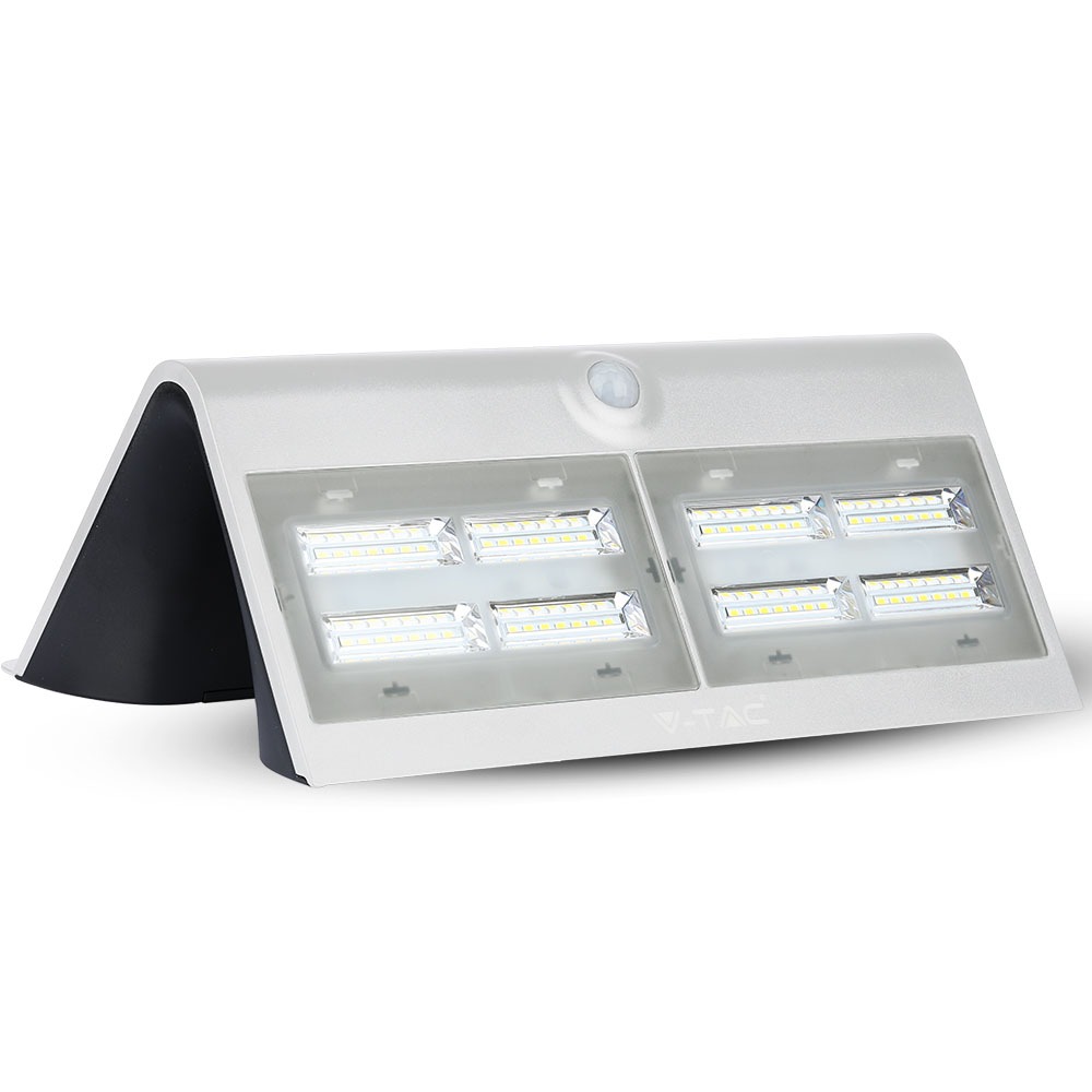 6.8W LED Lampada Solare Luce Bianco Naturale Corpo Bianco img 1