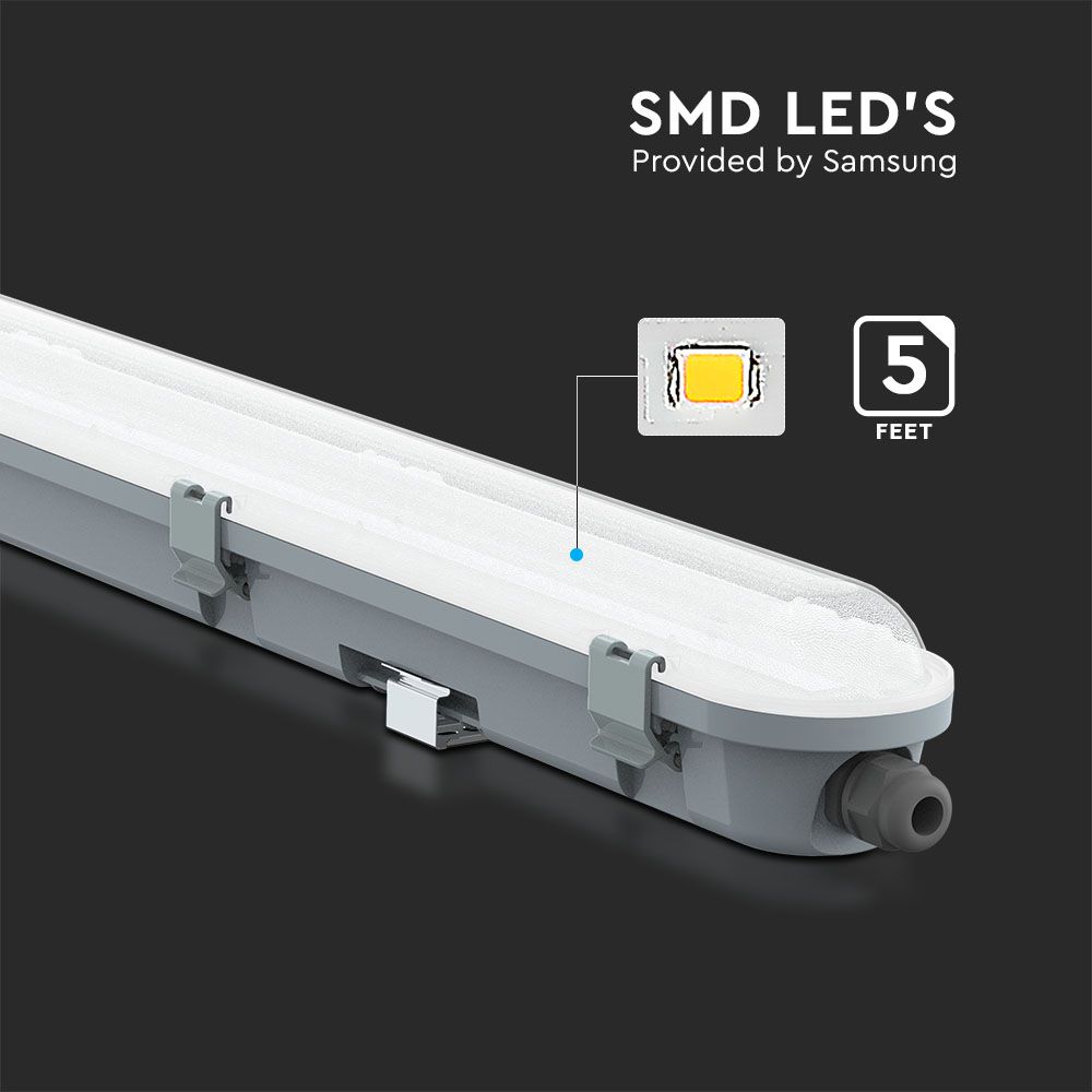 LED Waterproof Fitting M-SERIES 1500mm 48W
