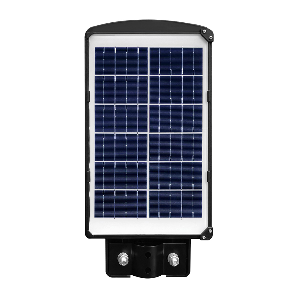6W LED Plastic Solar Street Light 6000K Black Body img 1