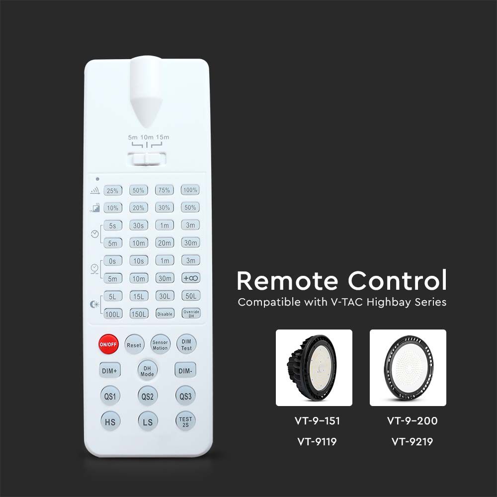 Remote Control For High Bay 200LM/W