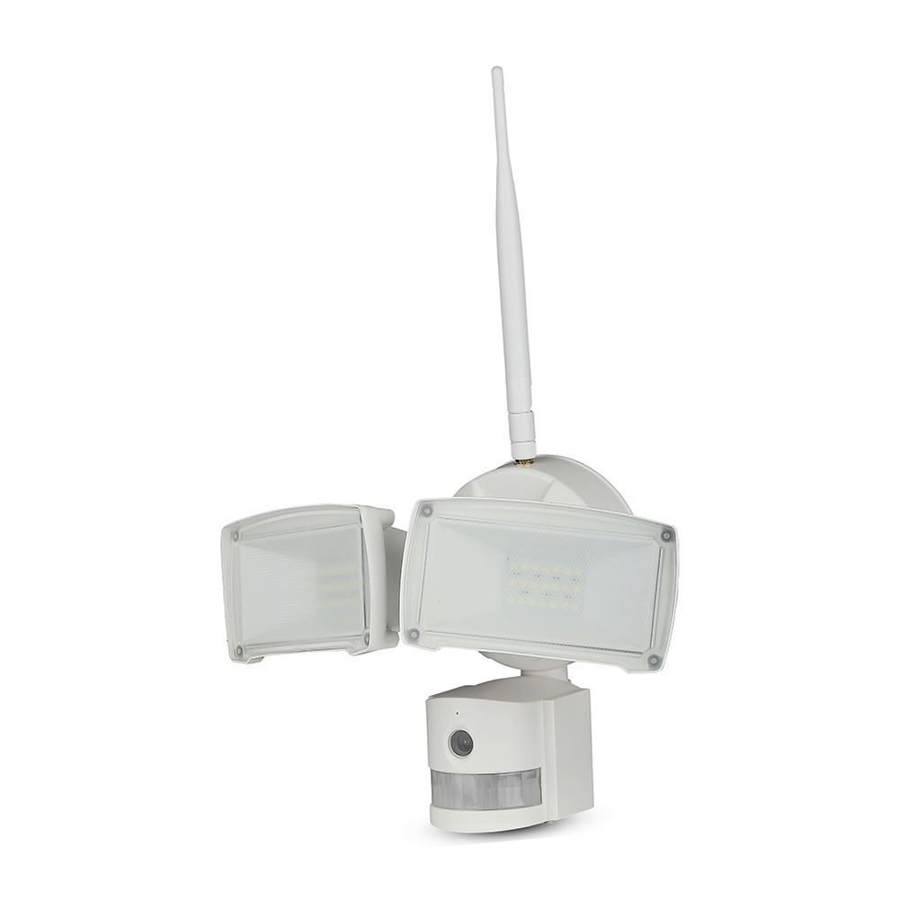 18W Proiettore LED con sensore WiFi obiettivo Bianco img 1