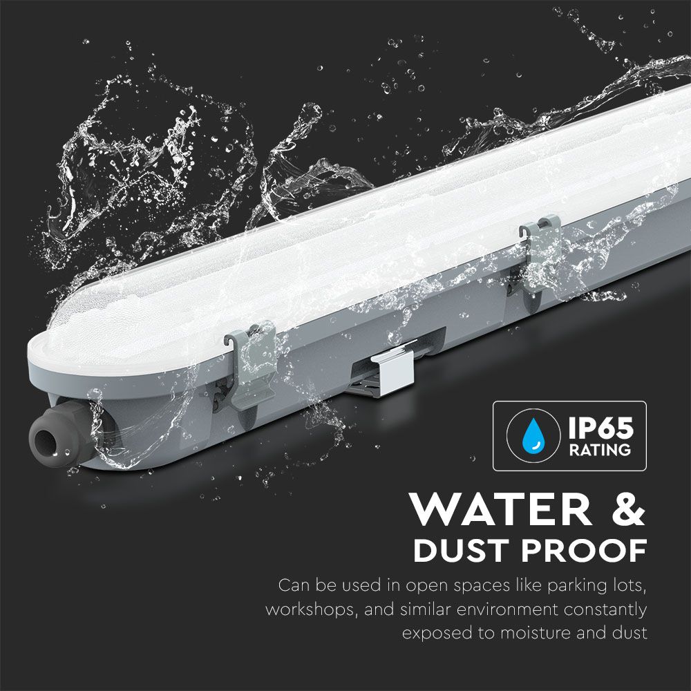 LED Waterproof Fitting M-SERIES 1500mm 48W img 1