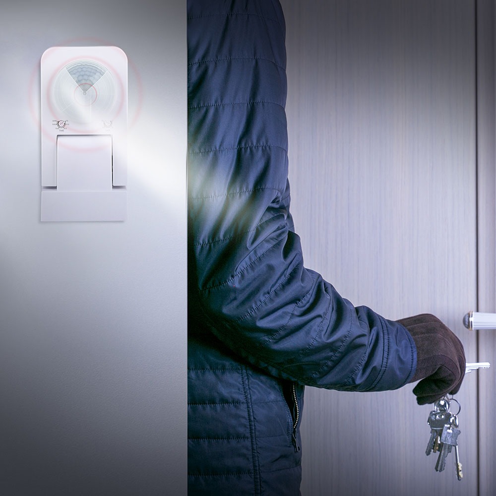 Infrared Sensore a movimento Bianco 360gradi 1000W aggiustabile