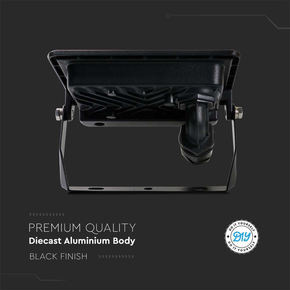 20W LED Floodlight SAMSUNG CHIP Black Body 6400K img 5