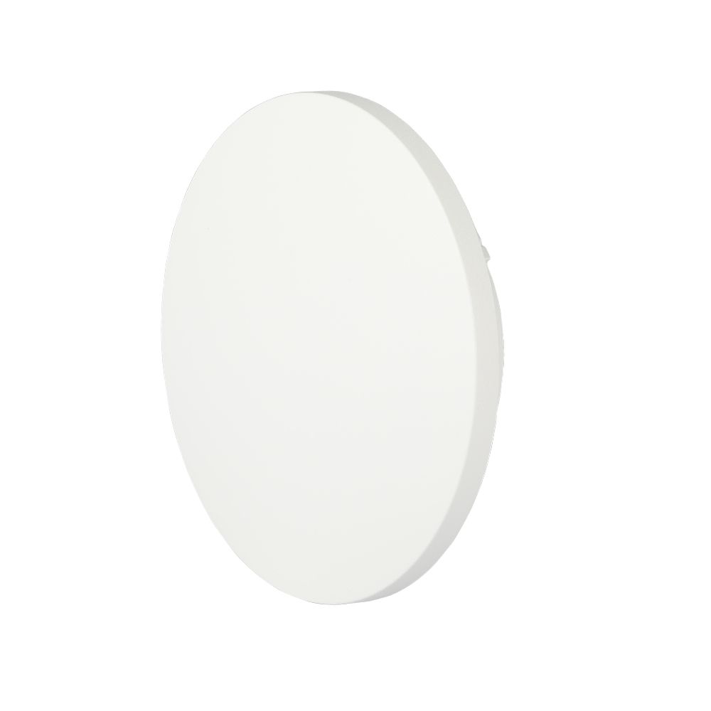 9W Wall Lamp White Body Round IP65 4000K