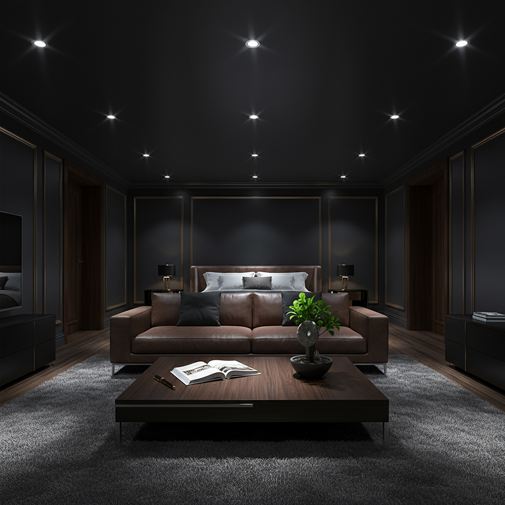 LED Spotlight - CREE CHIP 6W GU10 Ripple Plastic 6500K 110°