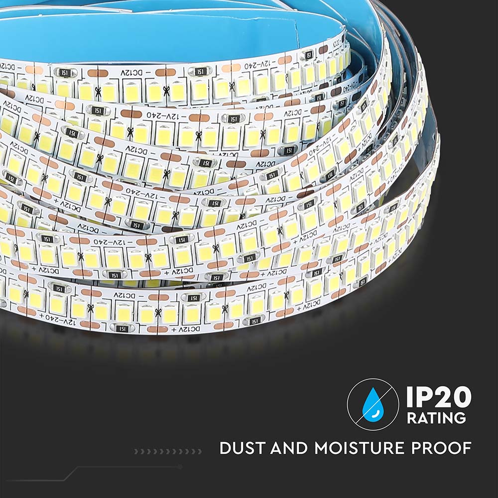 LED Strip SMD2835 - 240 LEDs High Lumen 3000K IP20 img 3