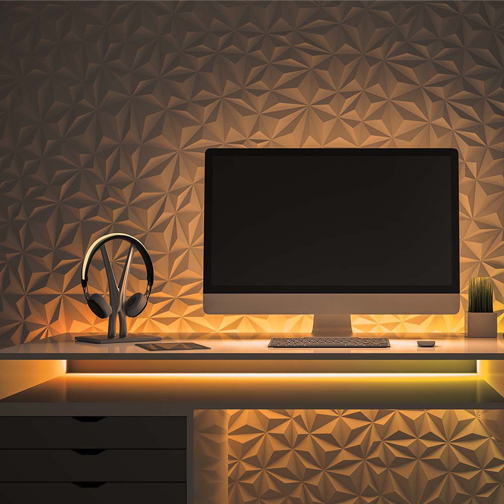 LED COB Strip - 320 LEDS 10W/M Amber IP67 24V