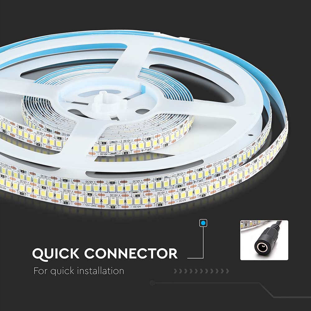 LED Strip SMD2835 - 240 LEDs High Lumen 3000K IP20 img 4