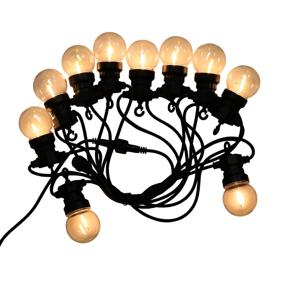 LED String Light 5M With 10 Bulbs 3000K img 1