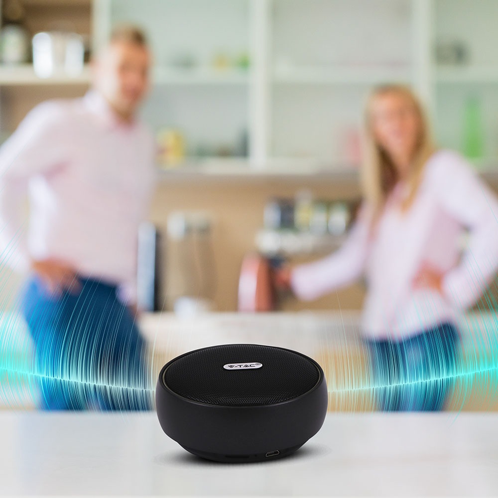 Portable altoparlante portatile Micro USB High End Cable 800mah Batteria Corpo Nero img 1