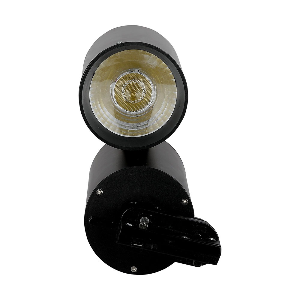 30W Proiettore a pista LED Corpo Nero Bianco img 3