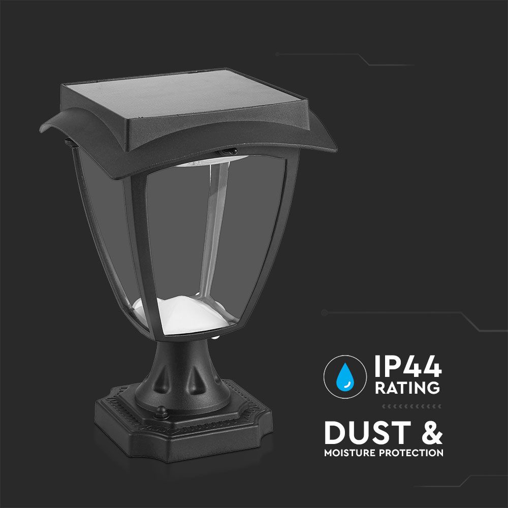 2W LED Solar Stand Lamp Black Body 3000K 6000K img 3